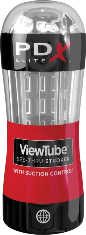 Αυνανιστήρι από tpr σε διάφανο χρώμα, μήκους 18,5 εκ. και μέγιστης διαμέτρου 7 εκ.