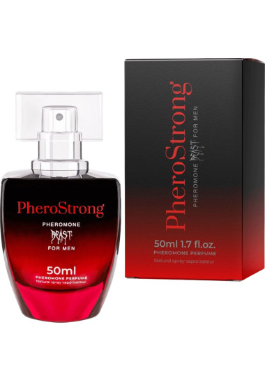 Pherostrong Preromone Perfume Beast For Men 50 ml Ανδρικό άρωμα φερομόνης με άρωμα ανδρικό σε συσκευασία 50 ml