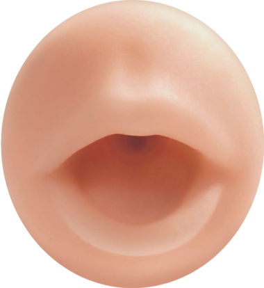 Αυνανιστήρι με στόμα από tpe σε μπεζ χρώμα, μήκους 12,4 εκ.