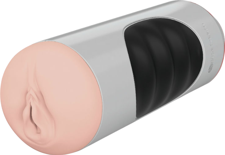 Αυνανιστήρι κόλπου από fanta flesh σε λευκό χρώμα, μήκους 23.3 εκ.