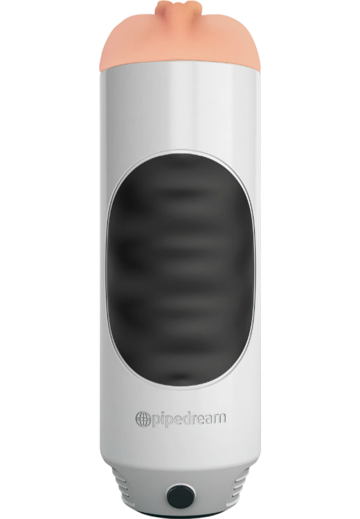 Αυνανιστήρι κόλπου από fanta flesh σε λευκό χρώμα, μήκους 23.3 εκ.