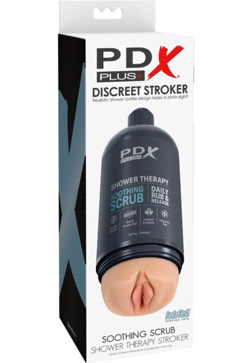 Αυνανιστήρι κόλπου από tpe σε φυσικό χρώμα, μήκους 20,7 εκ. και μέγιστης διαμέτρου 8,5 εκ.