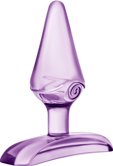 Πρωκτική σφήνα από tpe σε ροζ χρώμα, μήκους 6,7 εκ. και μέγιστης διαμέτρου 2,7 εκ.