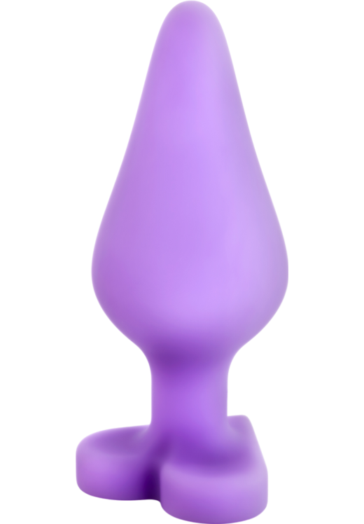 Πρωκτική σφήνα από σιλικόνη σε μπεζ χρώμα, μήκους 8,9 εκ. και μέγιστης διαμέτρου 3,8 εκ.