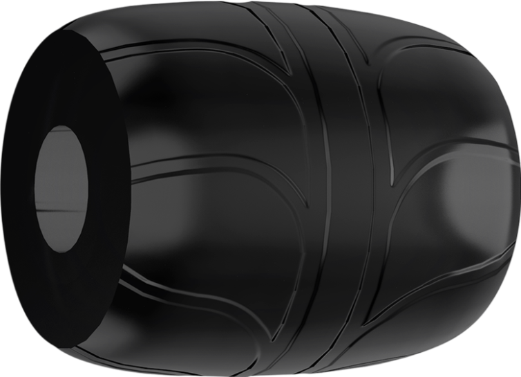 Δαχτυλίδι πέους από tpe σε μαύρο χρώμα, μέγιστης διαμέτρου 5 εκ.