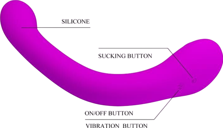 Παλμικός δονητής από σιλικόνη σε μοβ χρώμα, μήκους 24,7 εκ. και μέγιστης διαμέτρου 4 εκ.