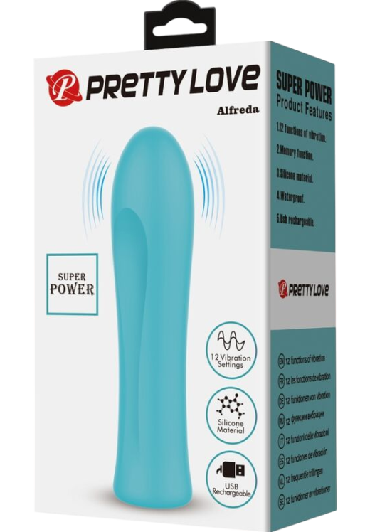 Κλασσικός δονητής από σιλικόνη σε πράσινο χρώμα, μήκους 10,2 εκ. και μέγιστης διαμέτρου 2,6 εκ.