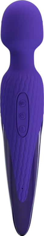 Δονητής μασάζ από σιλικόνη σε μοβ χρώμα, μήκους 26 εκ. και μέγιστης διαμέτρου 4,8 εκ.