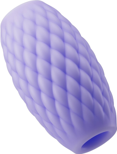 Αυνανιστήρι από tpr σε μοβ χρώμα, μήκους 7,6 εκ. και μέγιστης διαμέτρου 4,2 εκ.