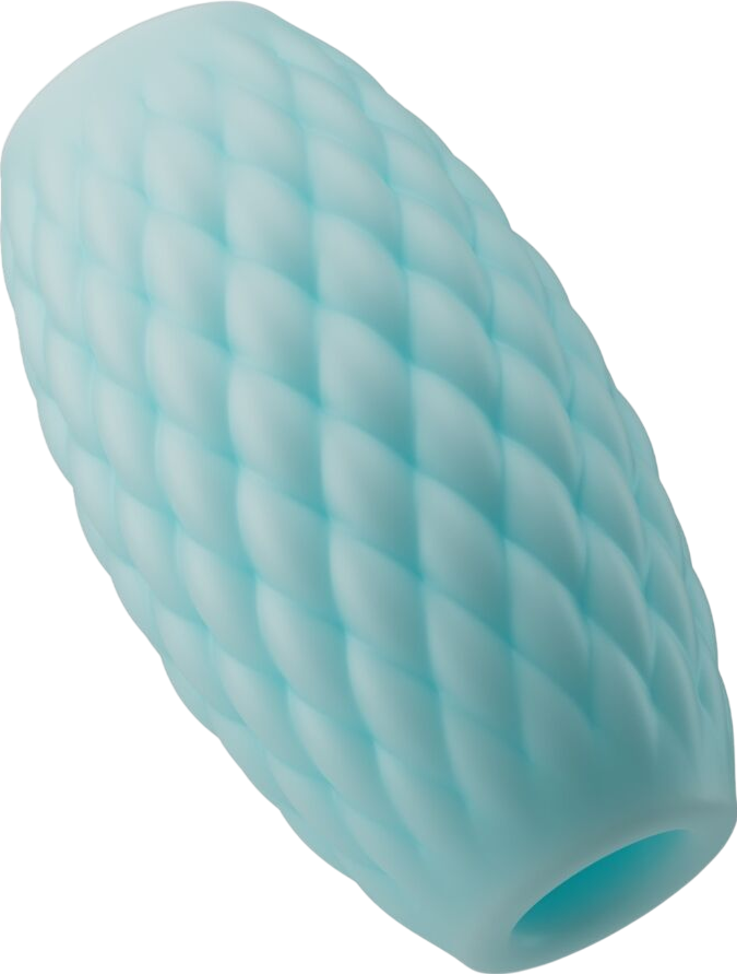 Αυνανιστήρι από tpr σε λευκό χρώμα, μήκους 7,6 εκ. και μέγιστης διαμέτρου 4,2 εκ.