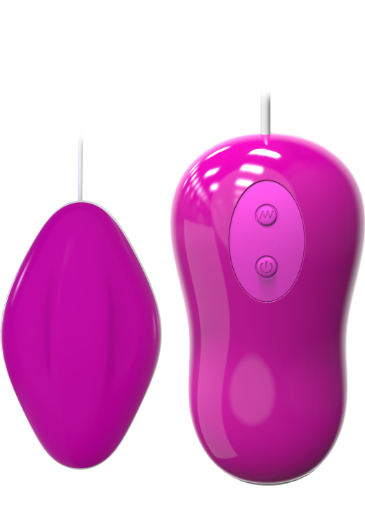 Δονούμενο αυγό από σιλικόνη, μήκους 6 εκ. και μέγιστης διαμέτρου 3 εκ. με ενσύρματο κοντρόλ