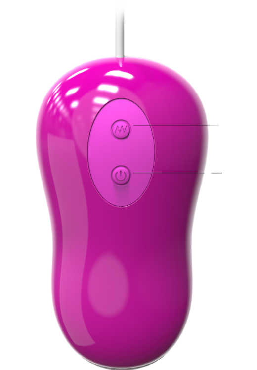 Δονούμενο αυγό από σιλικόνη, μήκους 6 εκ. και μέγιστης διαμέτρου 3 εκ. με ενσύρματο κοντρόλ