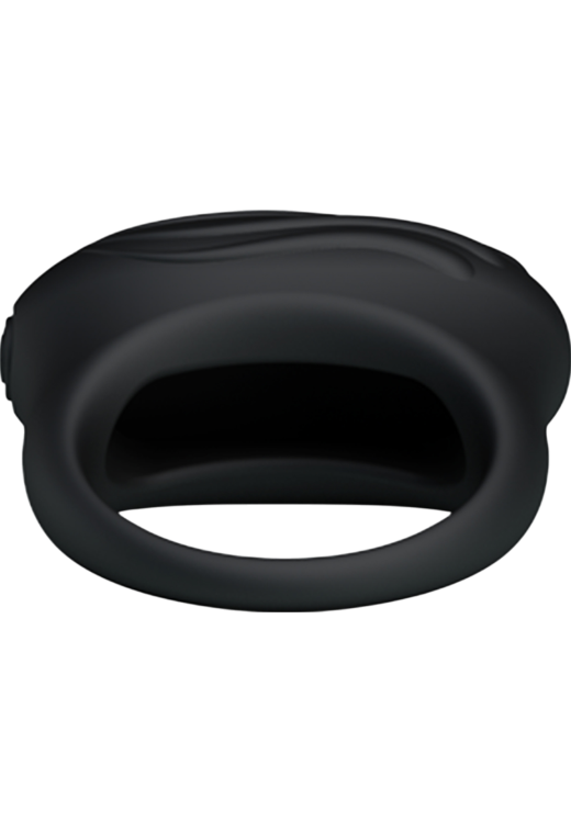 Δονούμενο δαχτυλίδι από σιλικόνη σε μαύρο χρώμα, μέγιστης διαμέτρου 3,3 εκ.