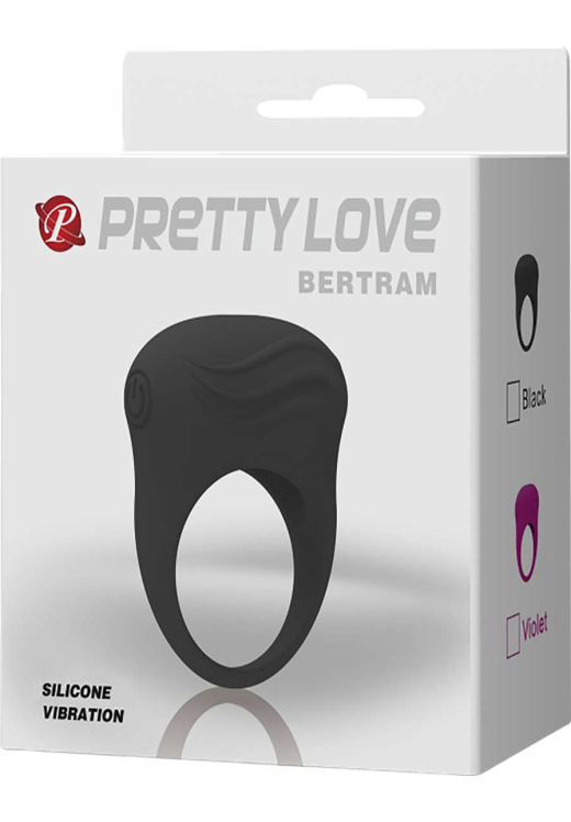 Δονούμενο δαχτυλίδι από σιλικόνη σε μαύρο χρώμα, μέγιστης διαμέτρου 3,3 εκ.