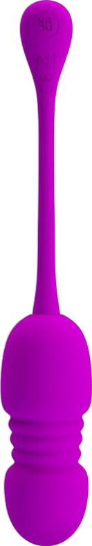 Δονούμενο αυγό από σιλικόνη σε μοβ χρώμα, μήκους 11,5 εκ. και μέγιστης διαμέτρου 3,1 εκ.