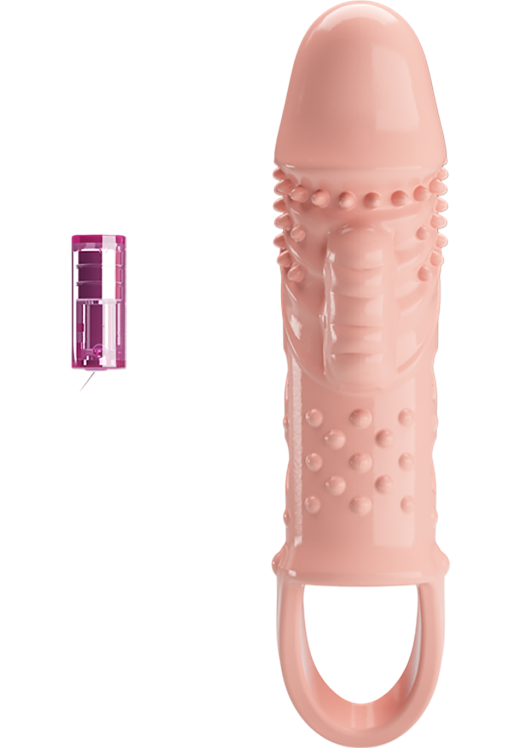 Δονούμενη προέκταση πέους από tpr σε φυσικό χρώμα