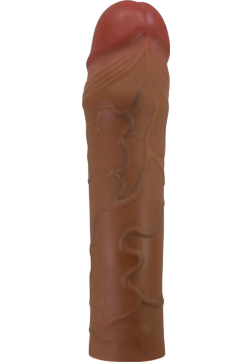 Προέκταση πέους από tpr σε φυσικό χρώμα, μήκους 18 εκ. και μέγιστης διαμέτρου 3,9 εκ.