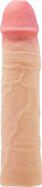 Προέκταση πέους από tpr σε φυσικό χρώμα, μήκους 22,5 εκ. και μέγιστης διαμέτρου 4,8 εκ.