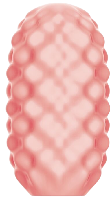 Αυνανιστήρι από tpr σε λευκό χρώμα, μήκους 10εκ. και μέγιστης διαμέτρου 5,6 εκ.