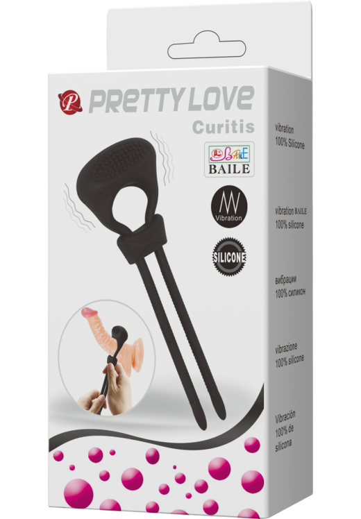 Δονούμενο δαχτυλίδι από σιλικόνη σε μαύρο χρώμα