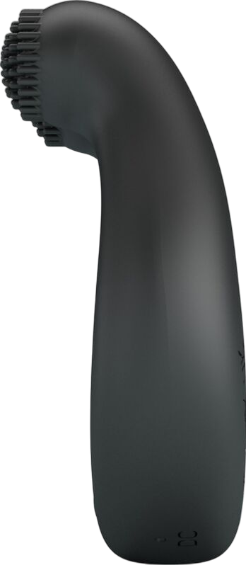 Δονούμενο δαχτυλίδι από σιλικόνη σε μαύρο χρώμα, μήκους 7,6 εκ. και μέγιστης διαμέτρου 3,8 εκ.