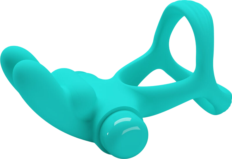 Δονούμενο δαχτυλίδι πέους από σιλικόνη σε πράσινο χρώμα, μήκους 8,7 εκ. και μέγιστης διαμέτρου 5,6 εκ.