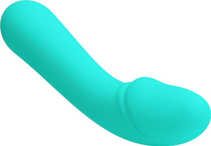 Δονητής σημείου g από σιλικόνη σε πράσινο χρώμα, μήκους 15 εκ. και μέγιστης διαμέτρου 3,5 εκ.