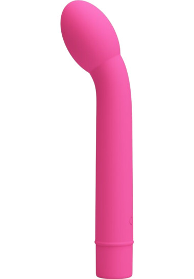 Pretty Love Logan G-spot Vibrator 10 Vibrations Δονητής σημείου g από σιλικόνη σε ροζ χρώμα, μήκους 16,6 εκ. και μέγιστης διαμέτρου 3,1 εκ.
