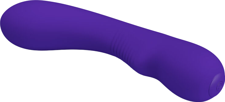 Δονητής σημείου g από σιλικόνη σε μοβ χρώμα, μήκους 19 εκ. και μέγιστης διαμέτρου 4 εκ.