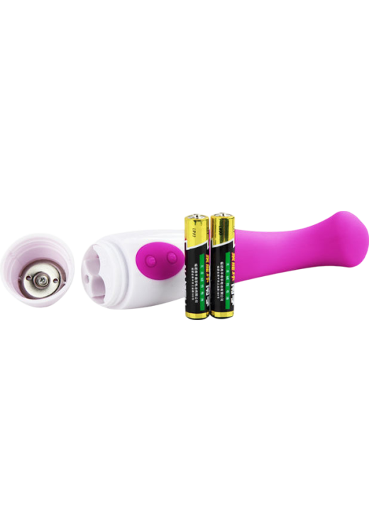 Δονητής σημείου g από σιλικόνη σε μοβ χρώμα, μήκους 17 εκ. και μέγιστης διαμέτρου 2,7 εκ.