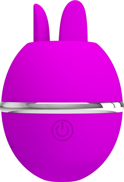 Κλειτοριδικός δονητής από σιλικόνη σε μοβ χρώμα, μήκους 7 εκ. και μέγιστης διαμέτρου 4,9 εκ.