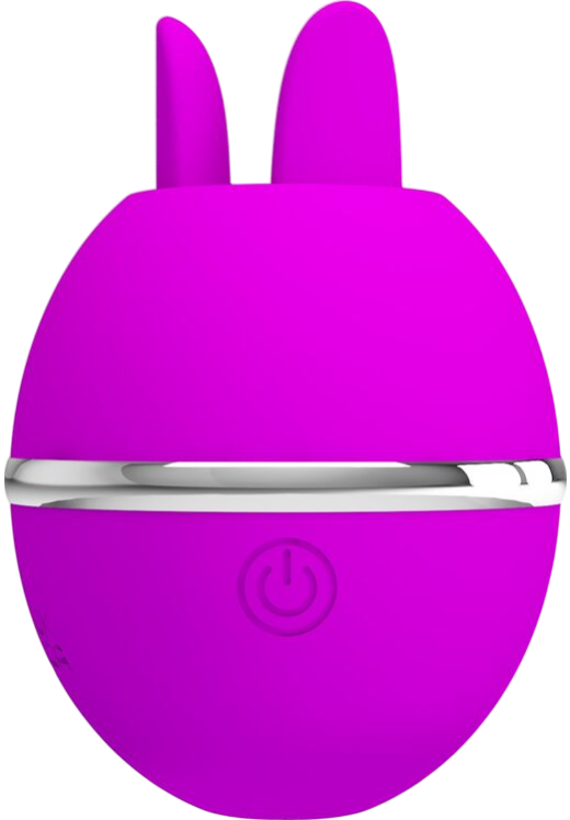 Κλειτοριδικός δονητής από σιλικόνη σε μοβ χρώμα, μήκους 7 εκ. και μέγιστης διαμέτρου 4,9 εκ.