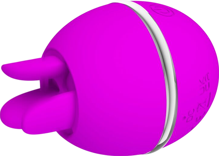 Κλειτοριδικός δονητής από σιλικόνη σε μοβ χρώμα, μήκους 7 εκ. και μέγιστης διαμέτρου 4,9 εκ.