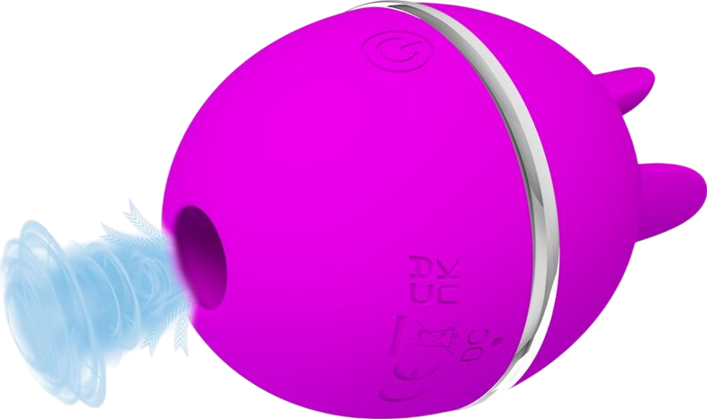 Κλειτοριδικός δονητής από σιλικόνη σε μοβ χρώμα, μήκους 7 εκ. και μέγιστης διαμέτρου 4,9 εκ.