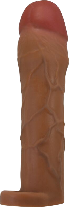 Προέκταση πέους από tpr σε φυσικό χρώμα, μήκους 18 εκ. και μέγιστης διαμέτρου 3,9 εκ.