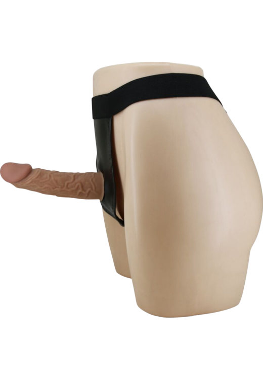 Ζώνη στραπόν από σιλικόνη σε φυσικό χρώμα, μήκους 17,5 εκ. και μέγιστης διαμέτρου 4,8 εκ.