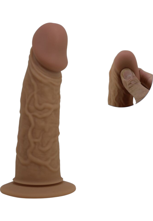 Ζώνη στραπόν από σιλικόνη σε φυσικό χρώμα, μήκους 17,5 εκ. και μέγιστης διαμέτρου 4,8 εκ.