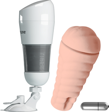 Αυνανιστήρι κόλπου από σιλικόνη σε φυσικό χρώμα, μήκους 28 εκ. και μέγιστης διαμέτρου 8,6 εκ.