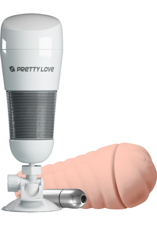 Αυνανιστήρι κόλπου από σιλικόνη σε φυσικό χρώμα, μήκους 28 εκ. και μέγιστης διαμέτρου 8,6 εκ.