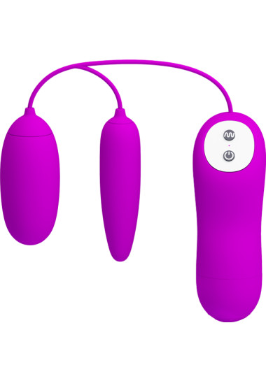 Δονούμενο Αυγό PL-L86 Purple Δονούμενο αυγό από σιλικόνη σε μοβ χρώμα με ενσύρματο κοντρόλ