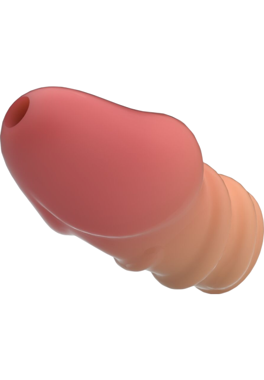 Κάλλυμα πέους από tpr σε ροζ χρώμα, μήκους 7 εκ. και μέγιστης διαμέτρου 3,6 εκ.