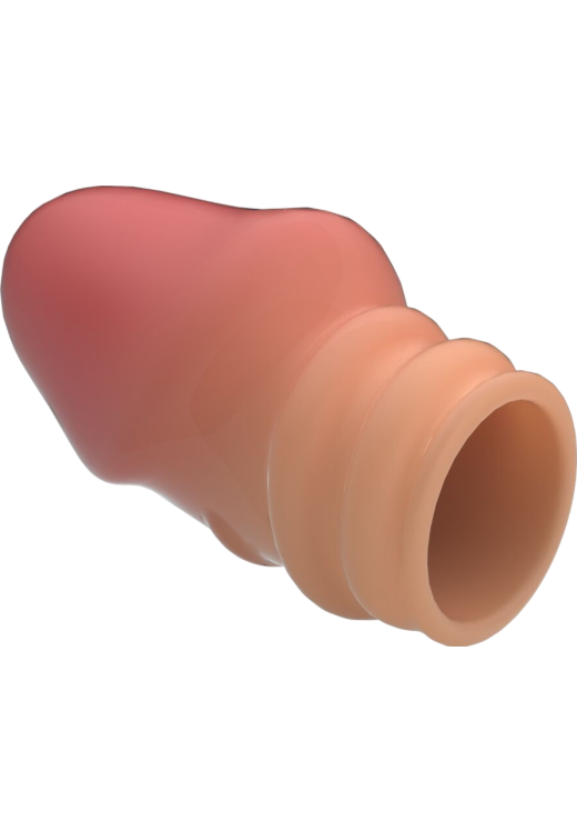 Κάλλυμα πέους από tpr σε ροζ χρώμα, μήκους 7 εκ. και μέγιστης διαμέτρου 3,6 εκ.