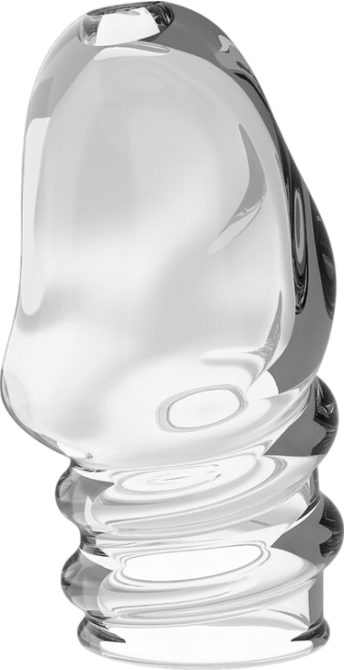 Κάλλυμα πέους από tpr σε διάφανο χρώμα, μήκους 7 εκ. και μέγιστης διαμέτρου 3,6 εκ.