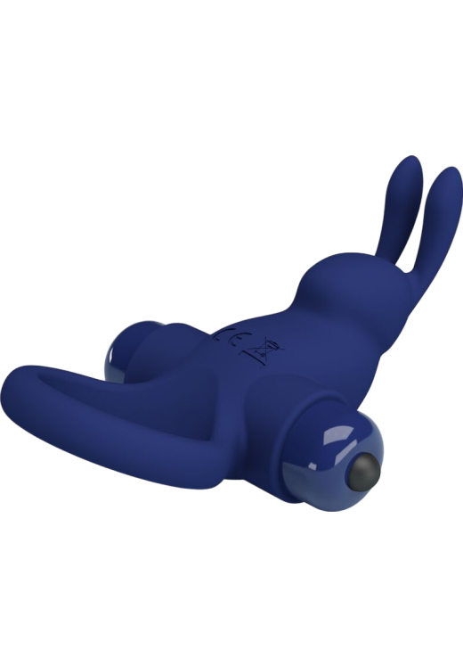 Δονούμενο δαχτυλίδι από σιλικόνη σε μπλέ χρώμα, μήκους 11,3 εκ. και μέγιστης διαμέτρου 3,8 εκ.