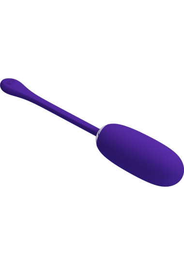 Pretty Love Julius Waterproof-rechargeable Vibrating Egg 19,6 cm Δονούμενο αυγό από σιλικόνη σε μοβ χρώμα, μήκους 19,6 εκ. και μέγιστης διαμέτρου 3,3 εκ.