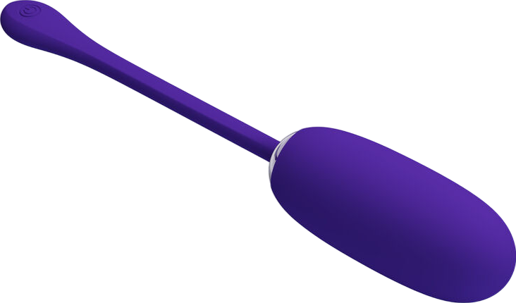 Δονούμενο αυγό από σιλικόνη σε μοβ χρώμα, μήκους 19,6 εκ. και μέγιστης διαμέτρου 3,3 εκ.