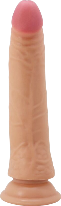 Ομοίωμα πέους από tpr σε φυσικό χρώμα, μήκους 21 εκ. και μέγιστης διαμέτρου 3,7 εκ.