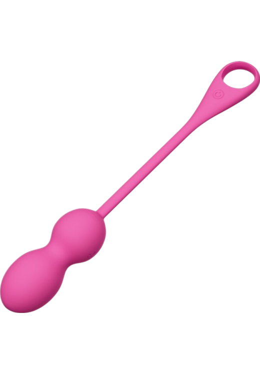 Kegel μπάλες από σιλικόνη σε ροζ χρώμα, μήκους 22 εκ. και μέγιστης διαμέτρου 3,2 εκ.