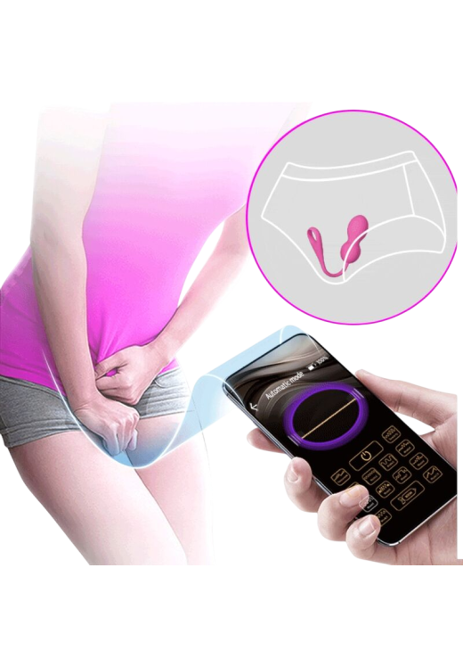 Kegel μπάλες από σιλικόνη σε ροζ χρώμα, μήκους 22 εκ. και μέγιστης διαμέτρου 3,2 εκ.