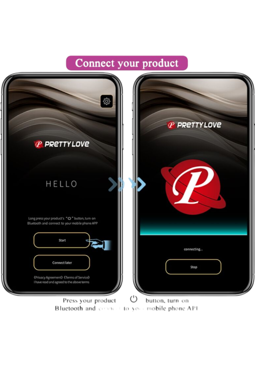 Kegel μπάλες από σιλικόνη σε μοβ χρώμα, μήκους 22 εκ. και μέγιστης διαμέτρου 3,2 εκ.